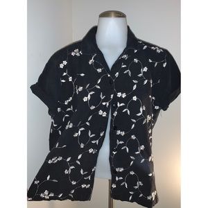 Floral Button Down Top